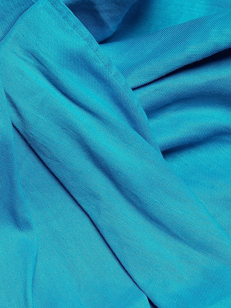 Puno Asymmetric Linen Minidress