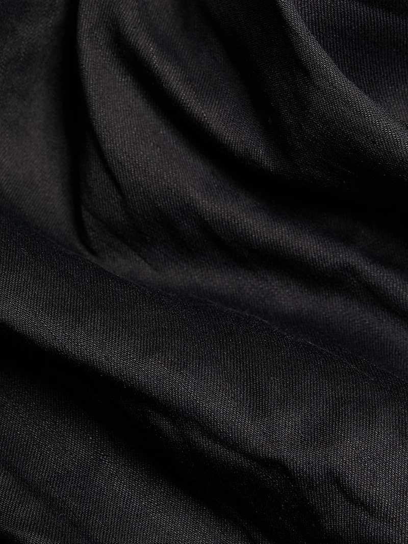 Lica Strapless Asymmetric Midi-Dress