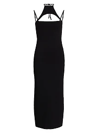 Valrya Halterneck Midi-Dress