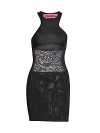 Elaine Semi-Sheer Minidress