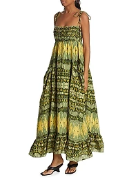 Viviana Geometric Braided Maxi Dress