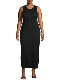 Sleeveless Knit Maxi Dress