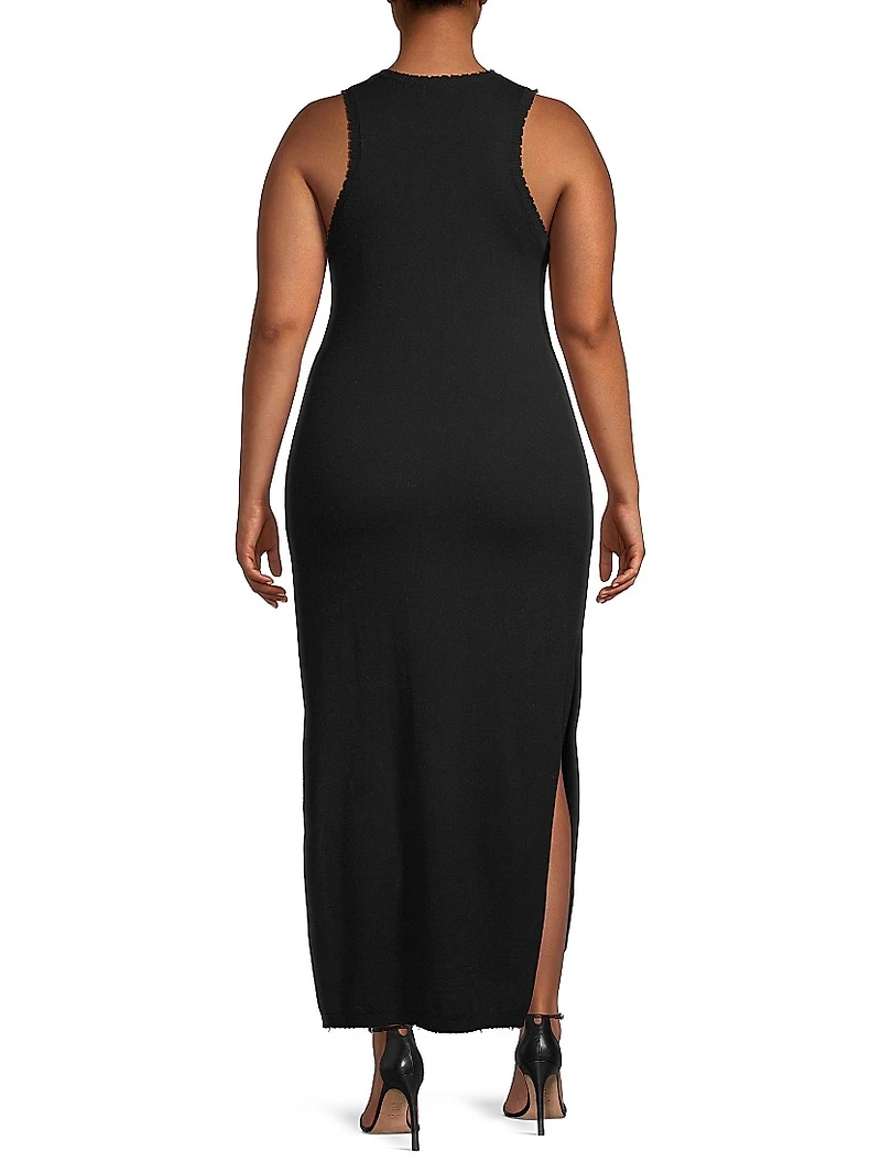 Sleeveless Knit Maxi Dress