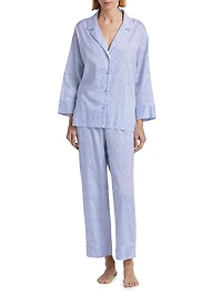 Infinity Cotton Sateen Pajama Set