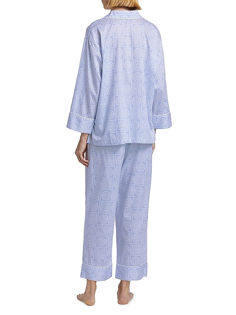 Infinity Cotton Sateen Pajama Set