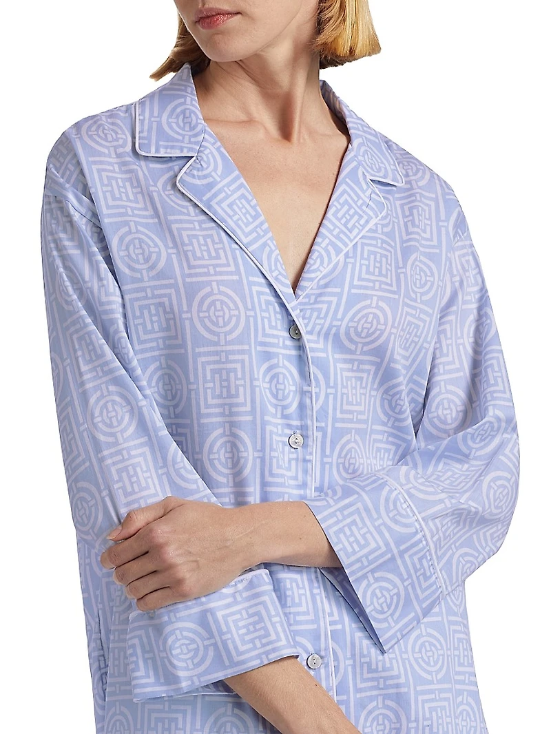 Infinity Cotton Sateen Pajama Set