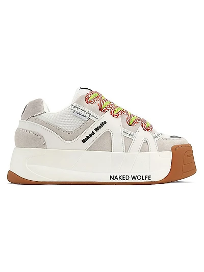 Slide White Low Top Sneakers