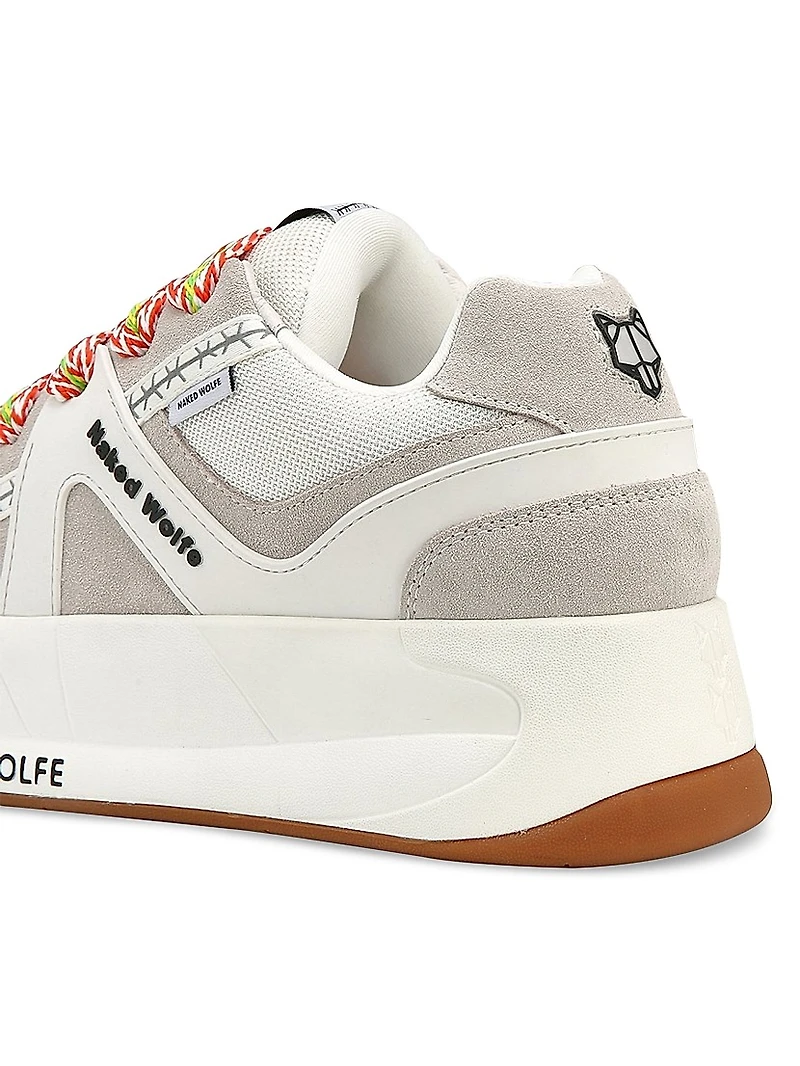 Slide White Low Top Sneakers