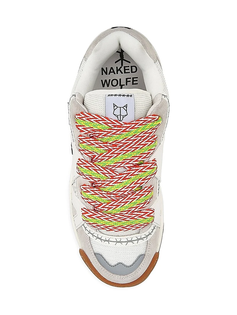 Slide White Low Top Sneakers