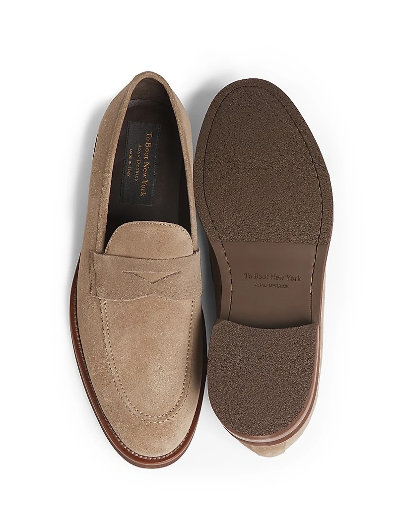 Brady Suede Penny Loafers