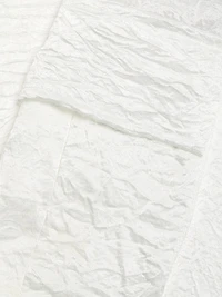 Textured Satin Cargo Pants