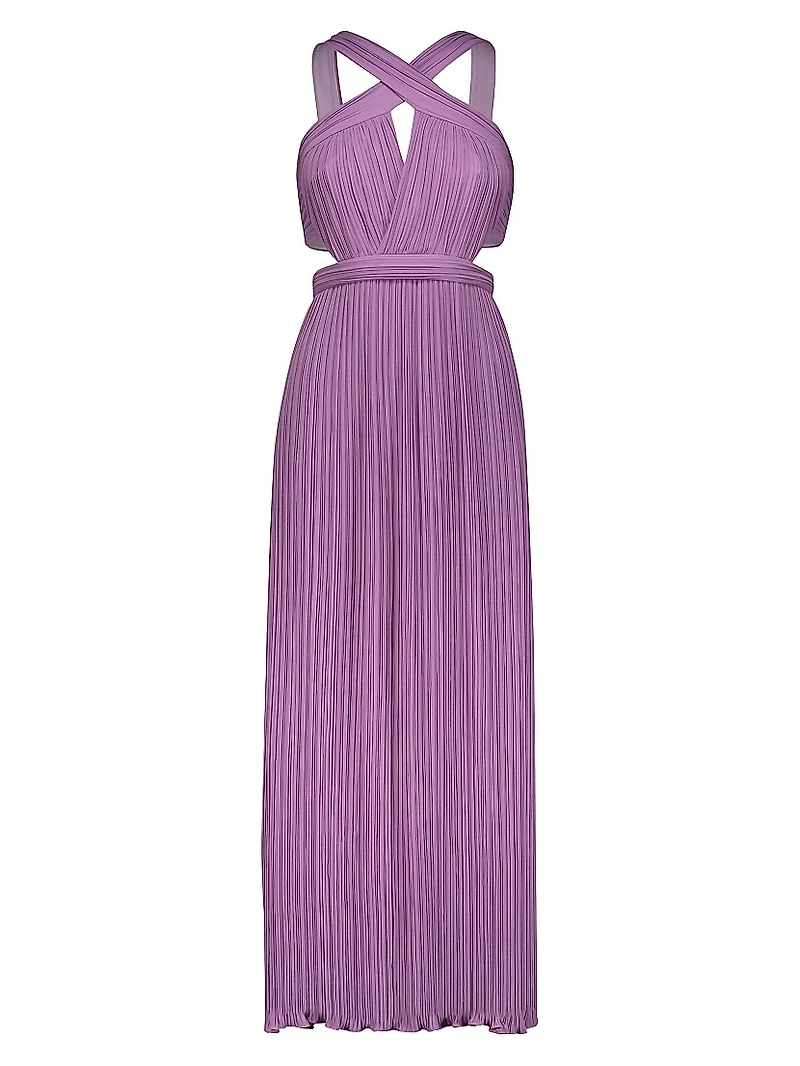 Crisscross Cut-Out Gown