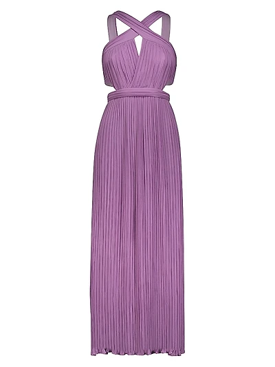 Crisscross Cut-Out Gown
