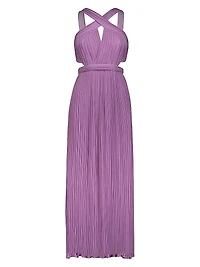 Crisscross Cut-Out Gown