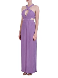 Crisscross Cut-Out Gown