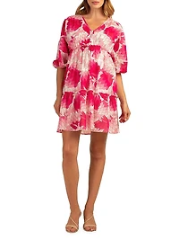 Arco Iris Floral-Printed Minidress