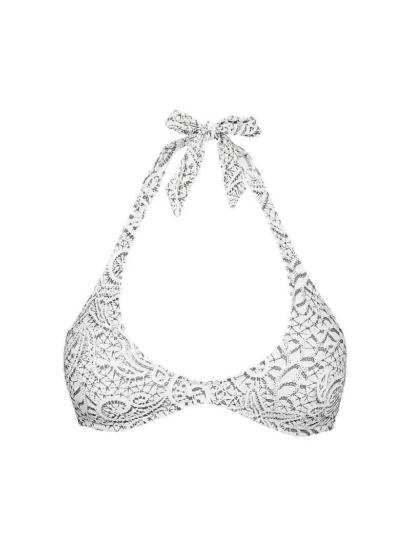 Dentelles Halter Bikini Top