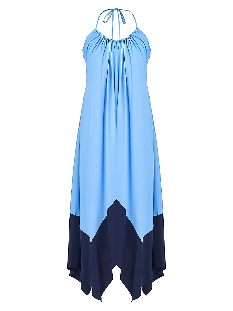 Karley Handkerchief Halter Dress