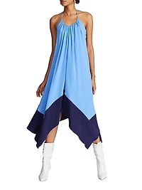Karley Handkerchief Halter Dress