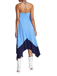 Karley Handkerchief Halter Dress