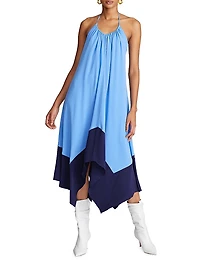 Karley Handkerchief Halter Dress