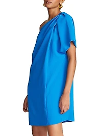 Karsyn One-Shoulder Crepe Minidress