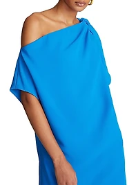 Karsyn One-Shoulder Crepe Minidress