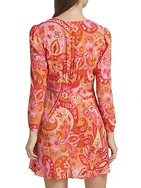 Jules Abstract Print Minidress