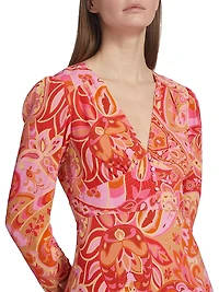 Jules Abstract Print Minidress