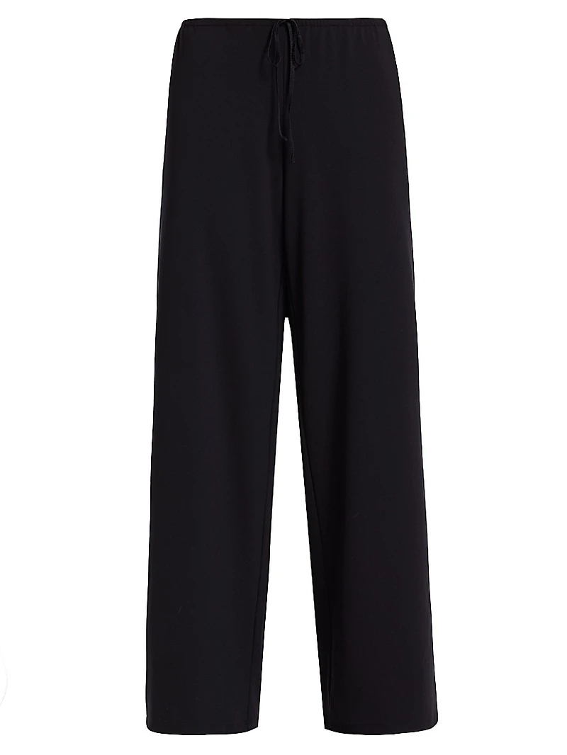 Bariem Wide-Leg Jersey Pants