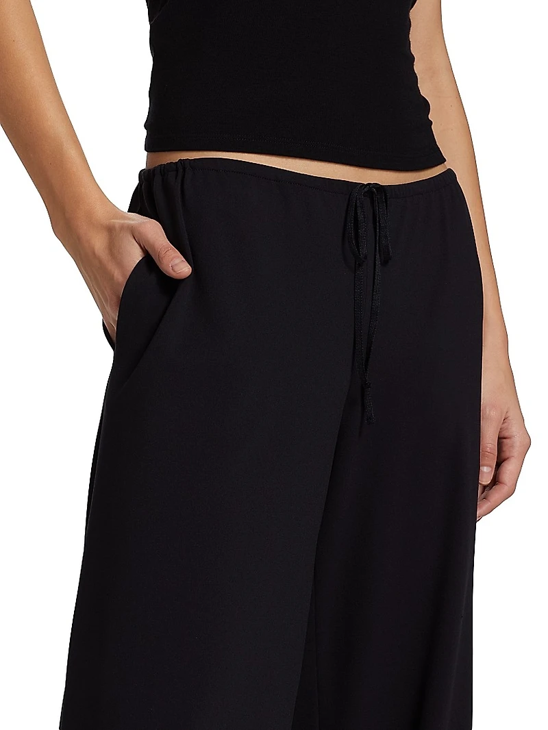 Bariem Wide-Leg Jersey Pants