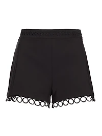 Dua Circle-Hem Shorts