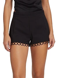 Dua Circle-Hem Shorts