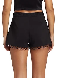 Dua Circle-Hem Shorts