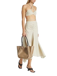 Gingham Halter Bra Top