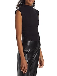 Lindy Ruched Knit Top