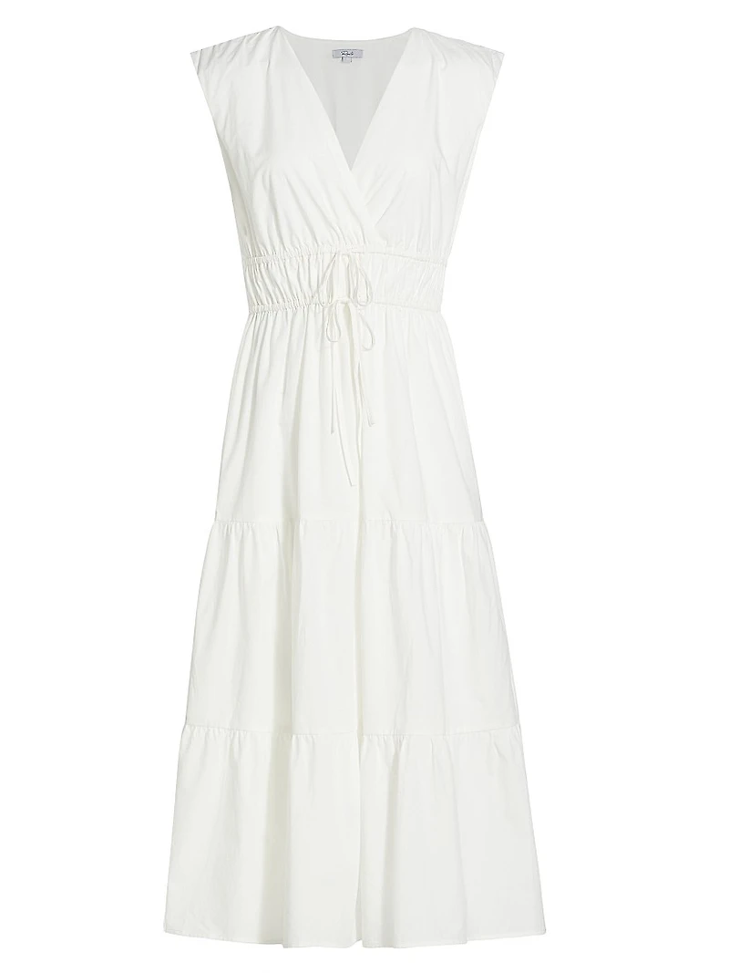 Lucia Drawstring Midi-Dress