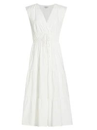 Lucia Drawstring Midi-Dress