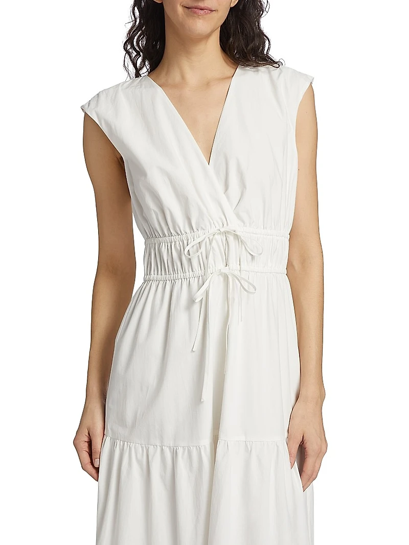 Lucia Drawstring Midi-Dress
