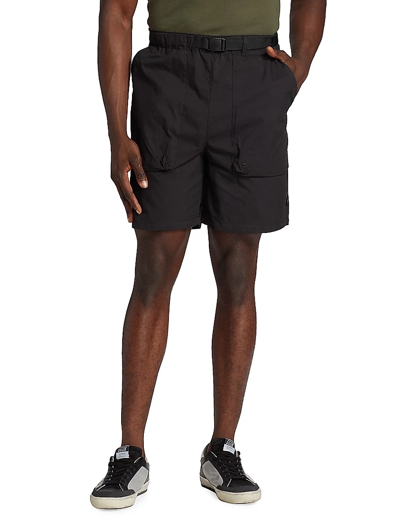 Belted Pull-On Shorts