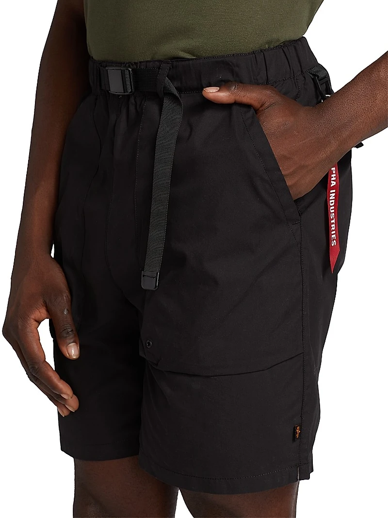 Belted Pull-On Shorts