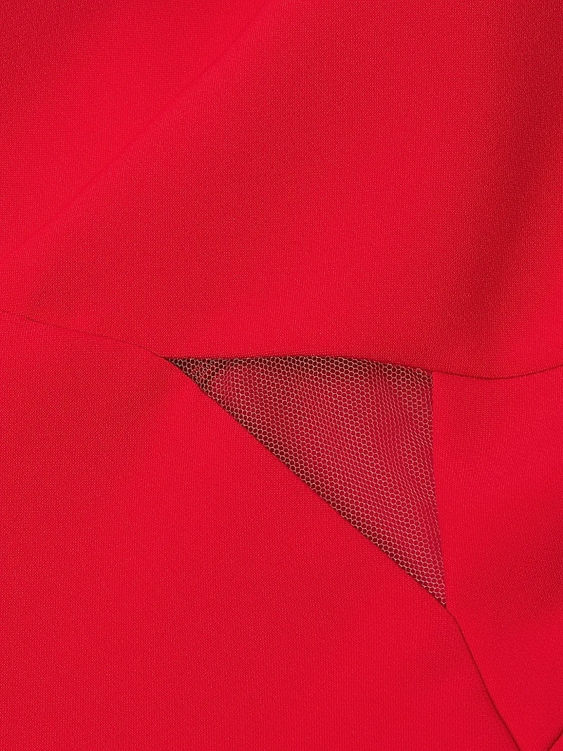 Octavia Slashed Stretch Crepe Column Gown