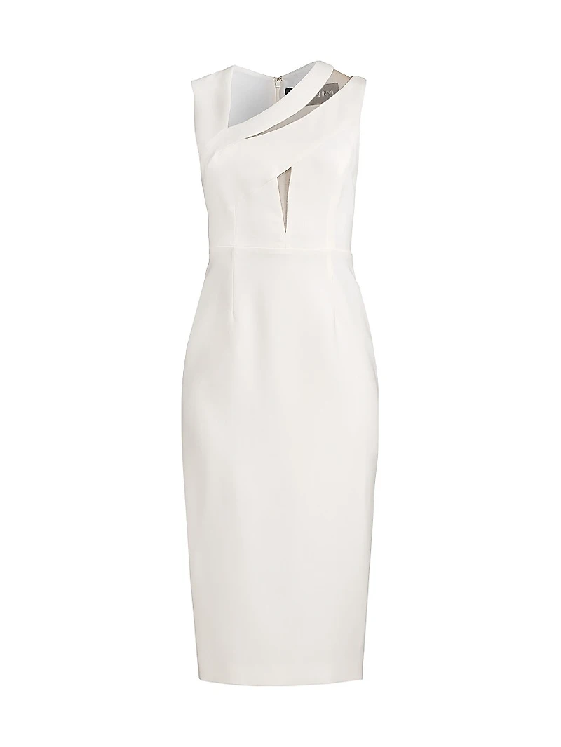 Lola Illusion Slash Cocktail Dress