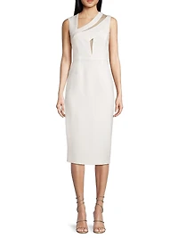 Lola Illusion Slash Cocktail Dress