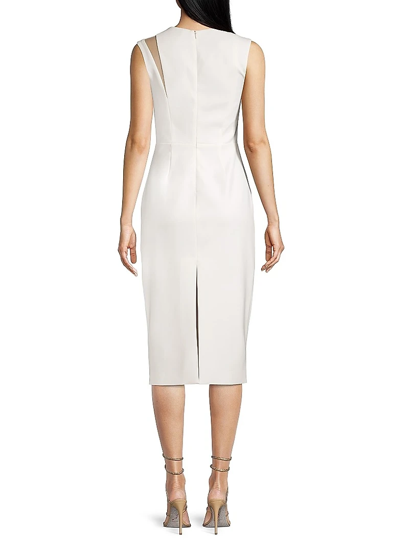Lola Illusion Slash Cocktail Dress
