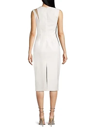 Lola Illusion Slash Cocktail Dress