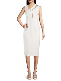 Lola Illusion Slash Cocktail Dress