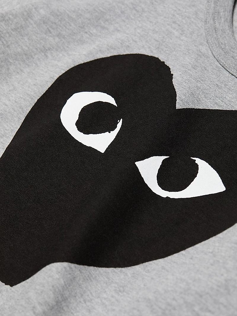 Heart Logo Cotton T-Shirt