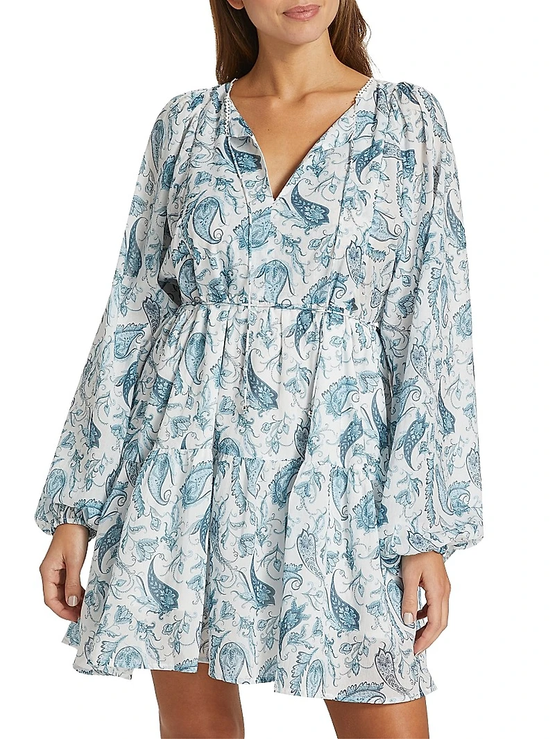 Celeste Tiered Babydoll Minidress