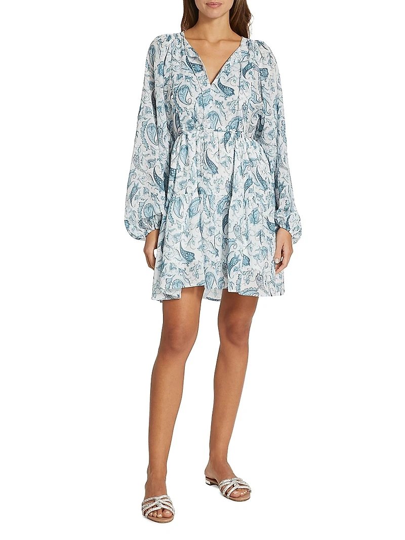 Celeste Tiered Babydoll Minidress
